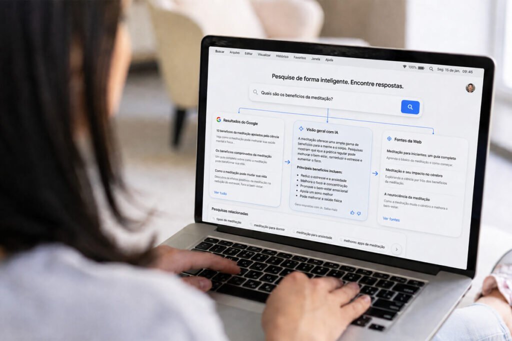 como aparecer no ChatGPT Gemini e Google com inteligência artificial